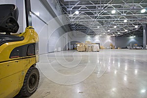 Loader in modern storehouse