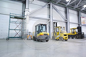 Loader in modern storehouse