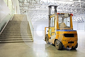 Loader in modern storehouse