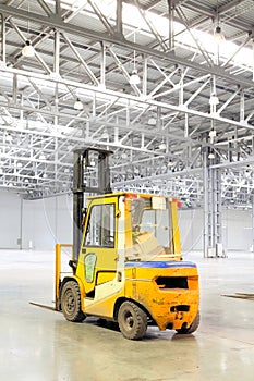 Loader in modern storehouse