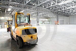 Loader in modern storehouse