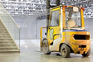 Loader in modern storehouse