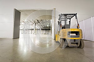 Loader in modern storehouse