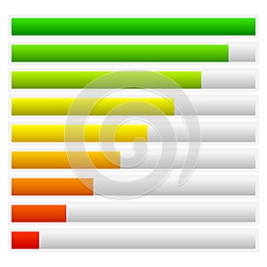 Loader, preloader, progress bar vector element