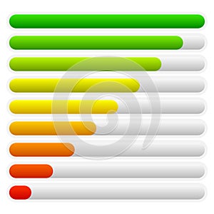 Loader, preloader, progress bar vector element