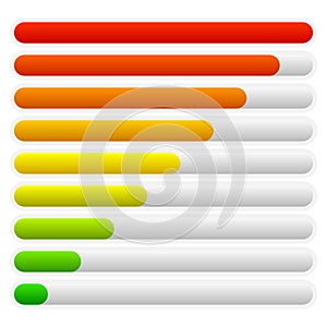 Loader, preloader, progress bar vector element