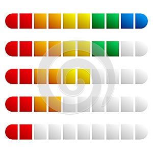 Loader, preloader, progress bar vector element