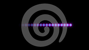 Loading bar icon with dots, symbol in outline flat style, 3d render background, computer generating