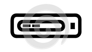 Loading Bar Icon. Progress, Waiting, Data Transfer, Status, vector design Generative AI