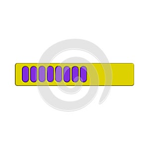 Loading bar icon template