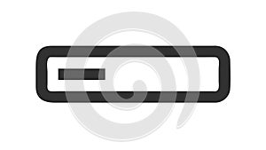 Loading Bar or Progress Indicator Icon, Wait, vector design Generative AI