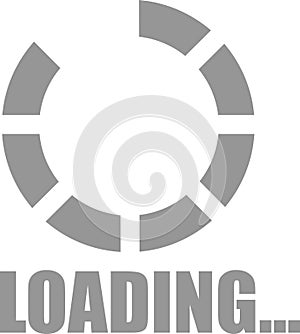 Loading buffering circle