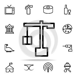 loading crane icon. web icons universal set for web and mobile