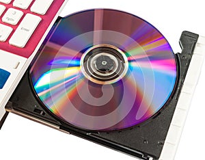 Loading data into a laptop.