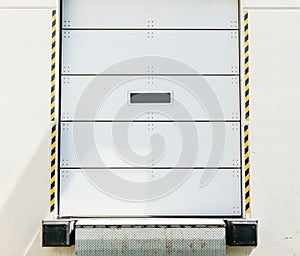 Loading dock door