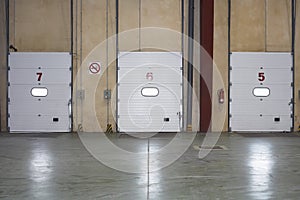 Loading Dock Doors In warehouse