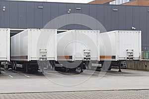 Loading docks of warehouse