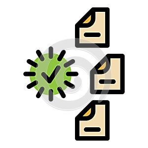 Loading files icon vector flat