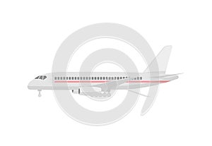 Loading flying airplane isolated icon