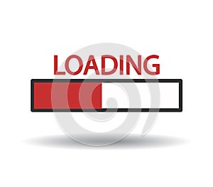 Loading icon flat design. vector