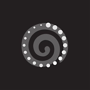 Loading icon. Indicator for loading progress