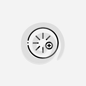 Loading vector icon sign symbol