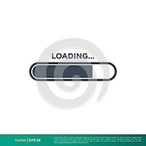 Loading Icon Vector Logo Template Illustration Design EPS 10