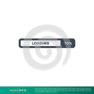 Loading Icon Vector Logo Template Illustration Design EPS 10
