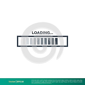 Loading Icon Vector Logo Template Illustration Design EPS 10