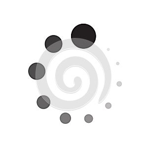Loading icon on white background. loading sign.