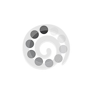 loading indicator icon vector illustration design