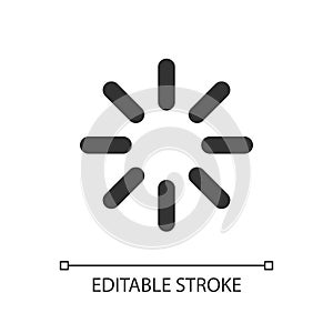 Loading indicator pixel perfect linear ui icon