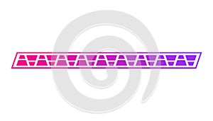 Loading or progress completed percentage bar, loading status bar, download progress icon vector