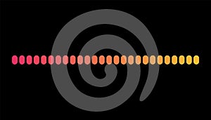 Loading or progress completed percentage bar, loading status bar, download progress icon vector