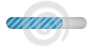 Loading progress status bar on white background