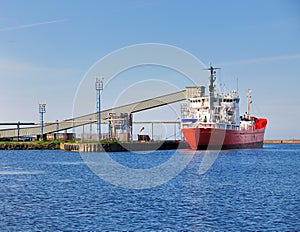 Loading a Ship, Degerhamn, Sweden