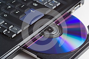 Loading software into a laptop