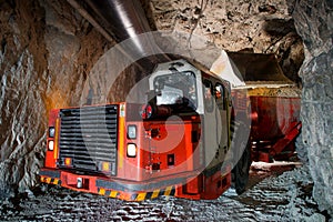 Loading truck with gold ore