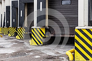 loading and unloading dock gates and dock shelters in the area