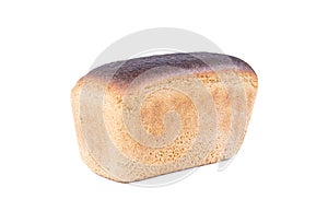Loaf of brown rye bread
