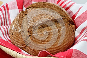 Loaf of buckwheat bread