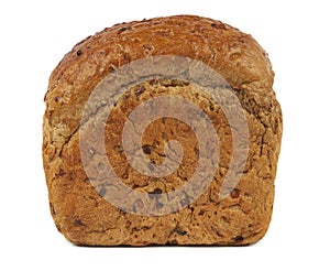 Loaf of rye bread with cereals