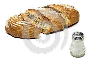 Loaf with saltcellar photo