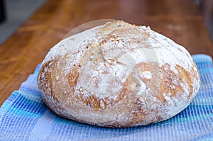 Loaf of Sourdough Wheat Bread