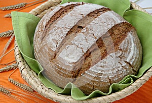 Loaf of spelt bread