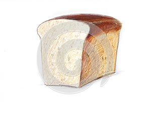 Loaf of white breadloaf of white bread