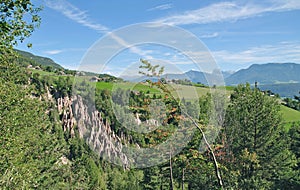 Loam Pyramids,Ritten,South Tyrol,Italy