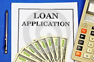 A loan application is a technology for satisfying the financial need stated by the borrower on a reimbursable basis, for business