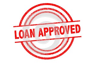 LOAN APPROVED Rubber Stamp