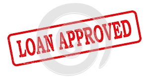 Loan approved stamp